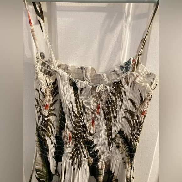 Paradise Bay Hawaiian Print Smock Summer Dress - Picture 4 of 5